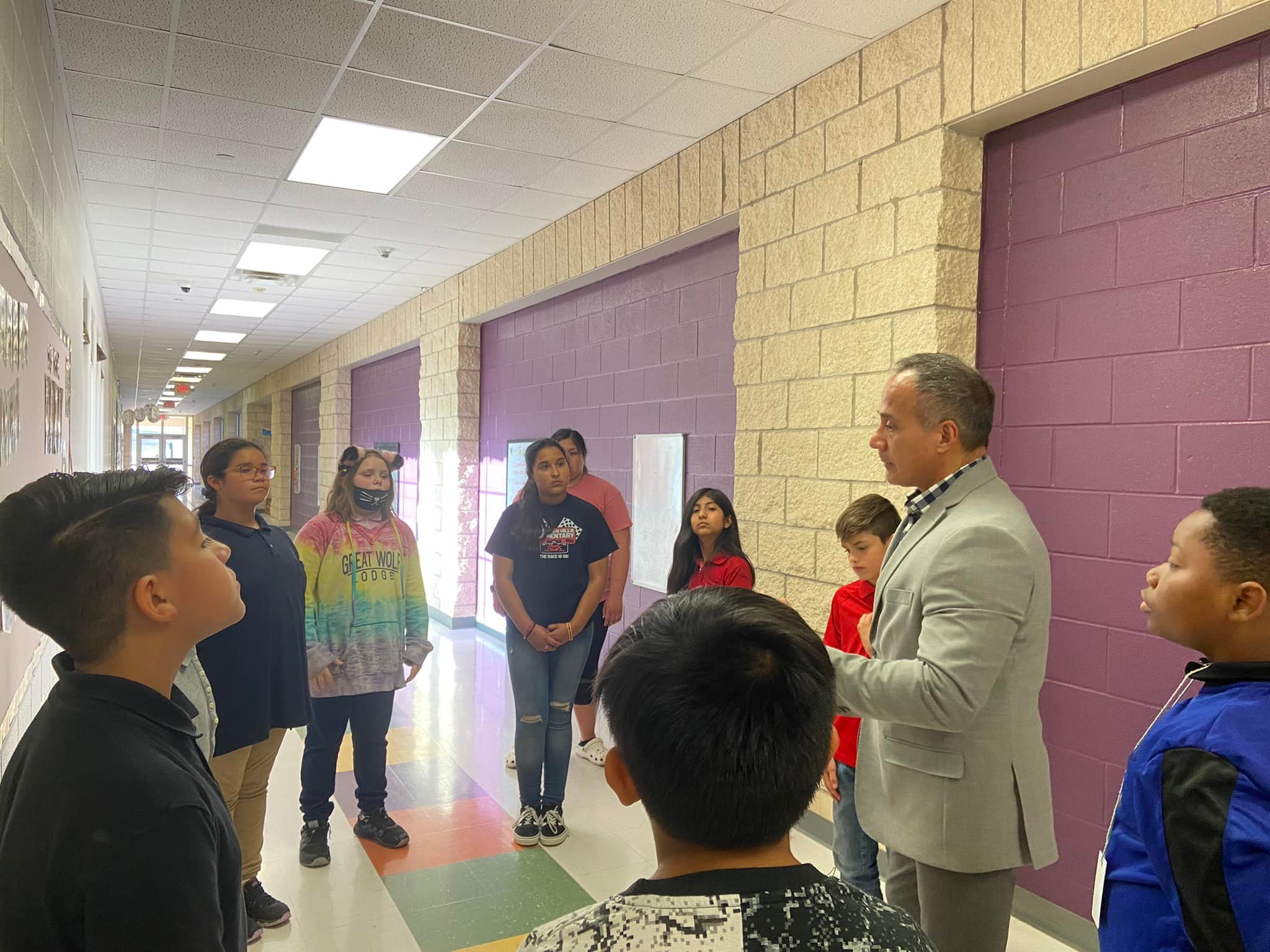 RtC students with Gonzalo